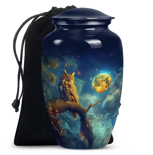 Owl Cool Urns For Ashes Funeral, Ashes Cremation Urn