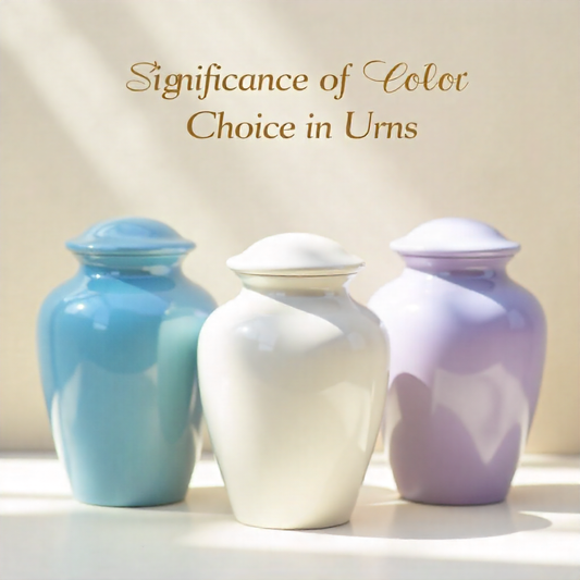 Symbolic Meaning of Colors in Cremation Urns | Choosing the Right Urn Color