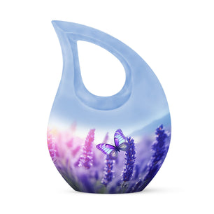 Teardrop Shape Butterfly Urn Keepsake 3 Inch