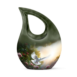Teardrop Shape Dove Urn Keepsake 3 Inch