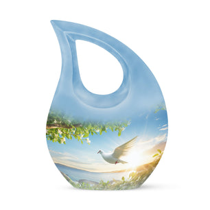 Teardrop Shape Dove Urn Keepsake 3 Inch