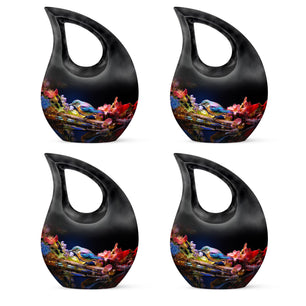 Teardrop Shape Sparrow Urn Keepsake Urn Pack of 4