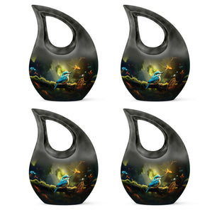 Teardrop Shape Sparrow Urn Keepsake Urn Pack of 4