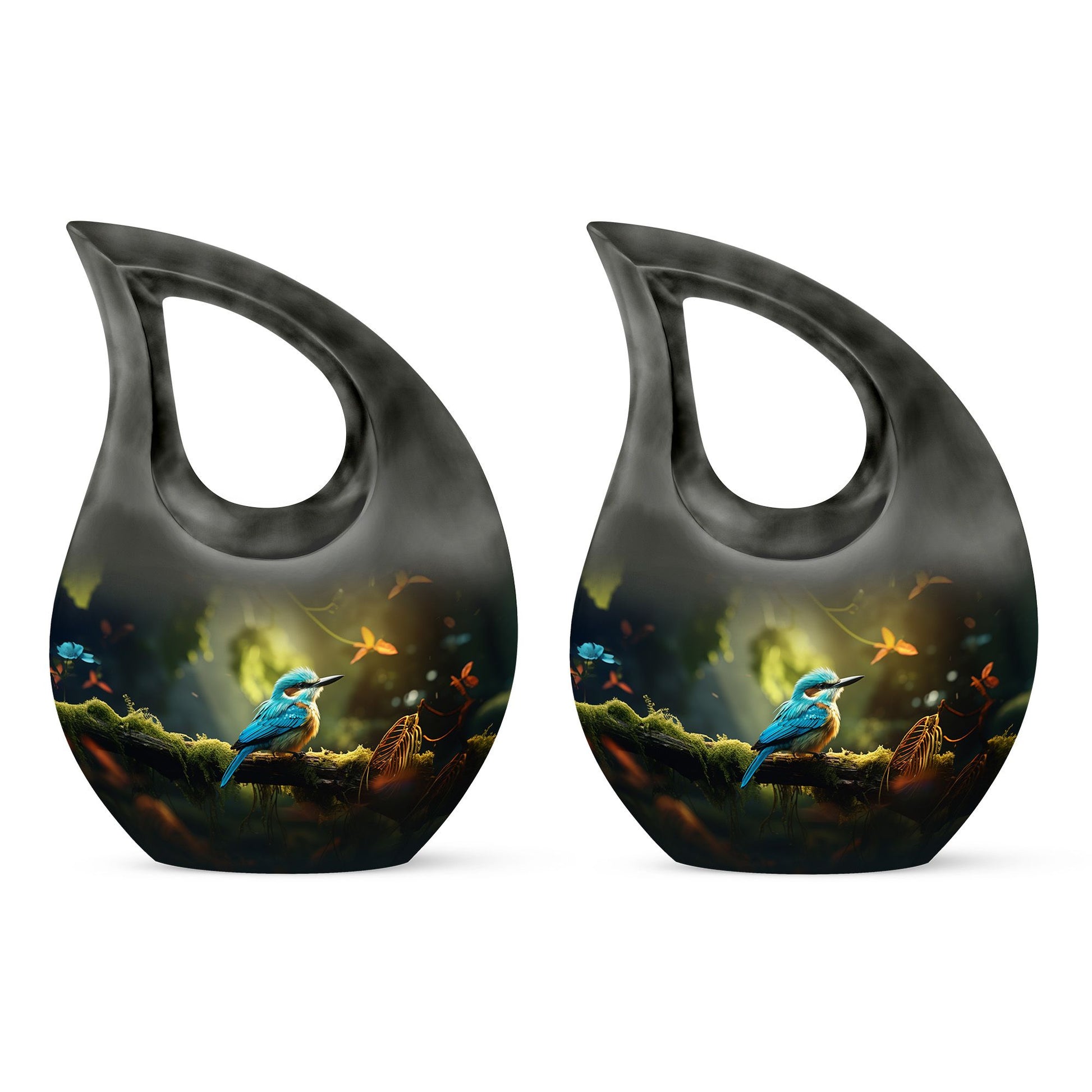 Teardrop Shape Sparrow Urn Keepsake Urn Pack of 2