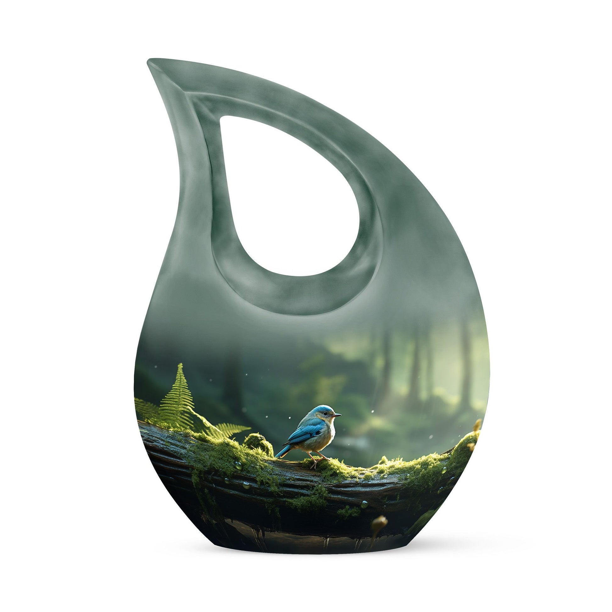 Teardrop Shape Sparrow Urn Keepsake 3 Inch