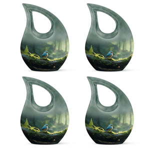 Teardrop Shape Sparrow Urn Keepsake Urn Pack of 4