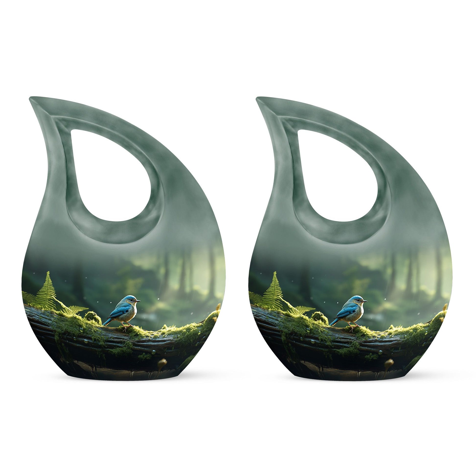 Teardrop Shape Sparrow Urn Keepsake Urn Pack of 2