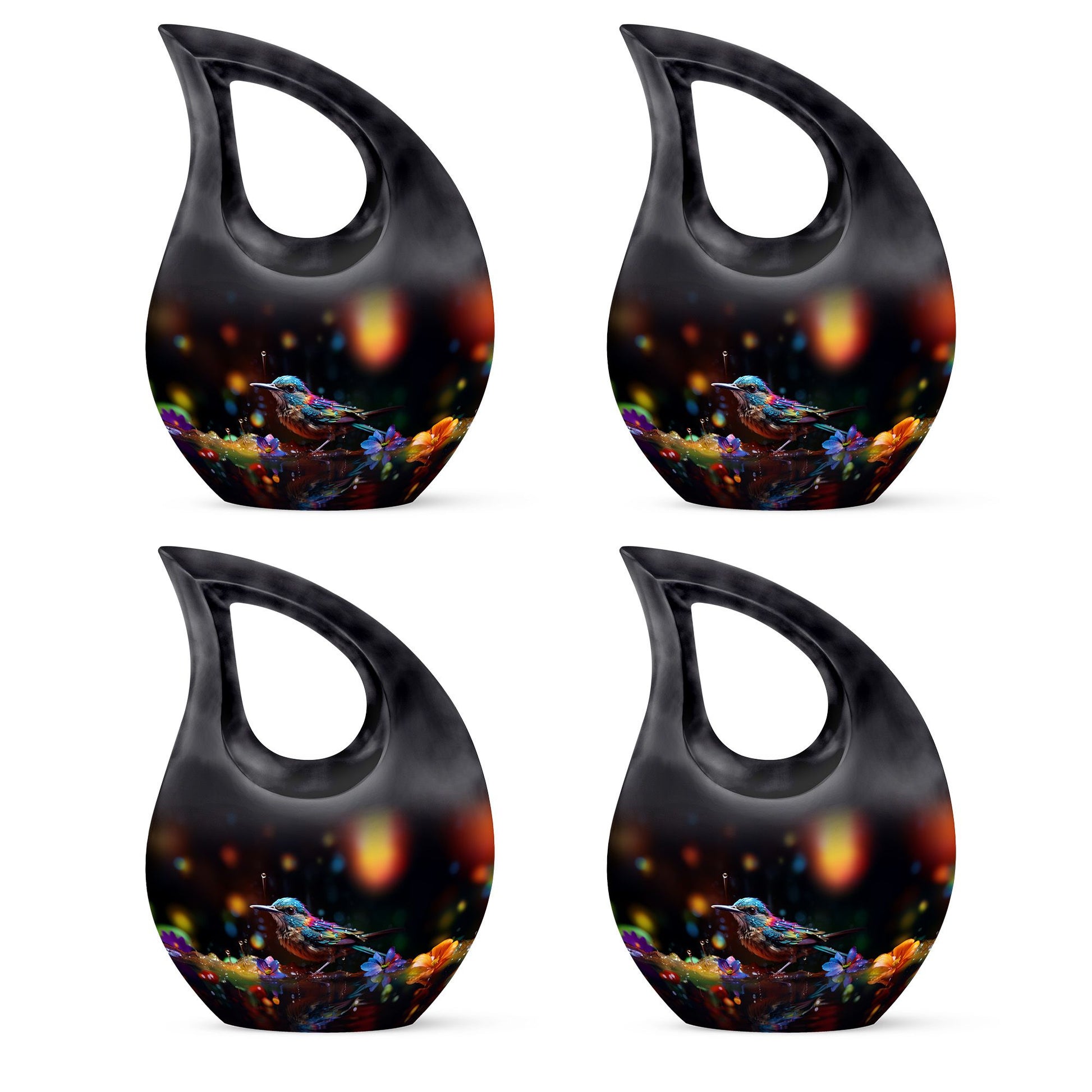 Teardrop Shape Sparrow Urn Keepsake Urn Pack of 4