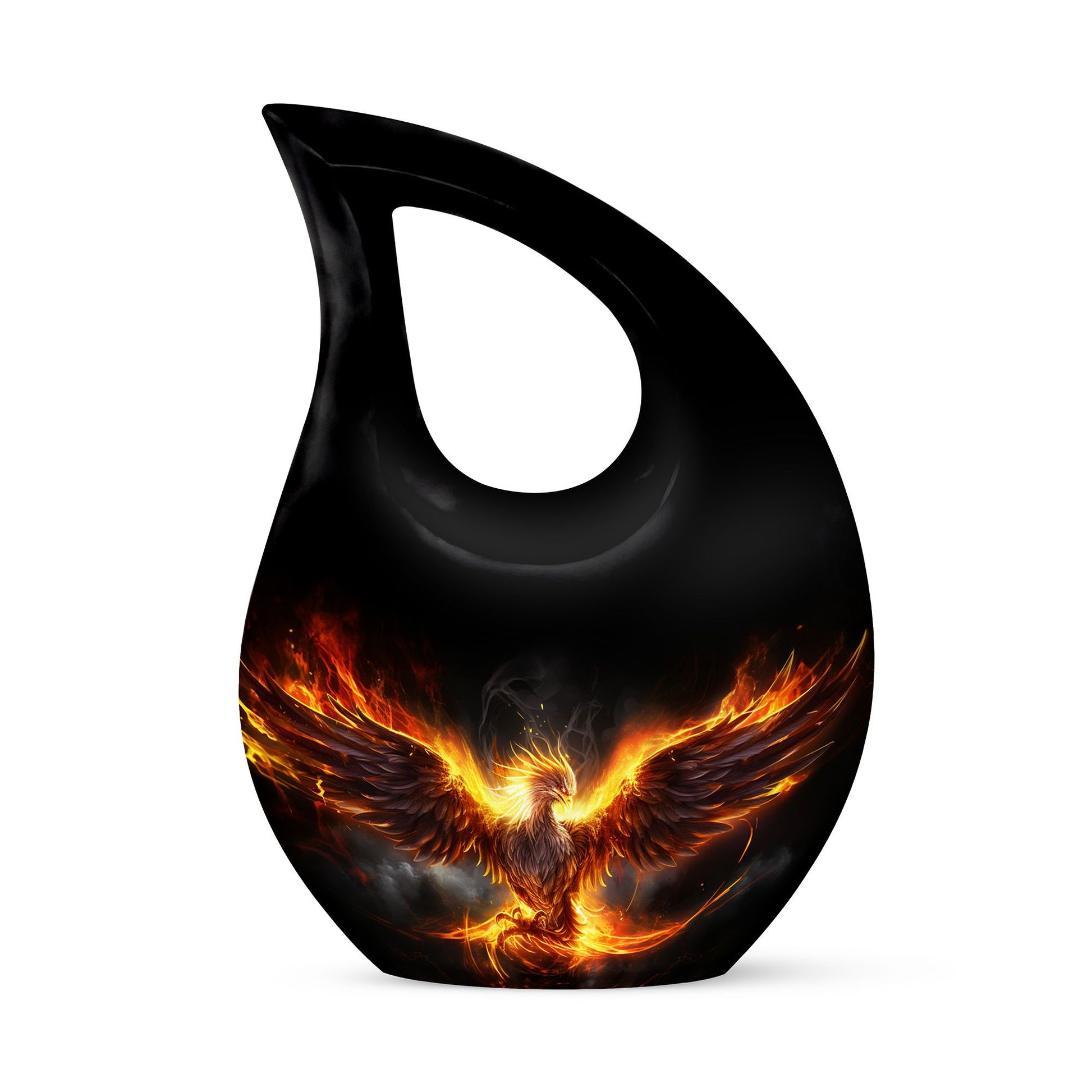 Teardrop Shape Phoenix Urn Keepsake 3 Inch