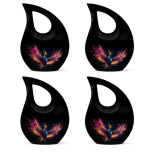 Teardrop Shape Phoenix Urn Keepsake Urn Pack of 4