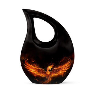 Teardrop Shape Phoenix Urn Keepsake 3 Inch