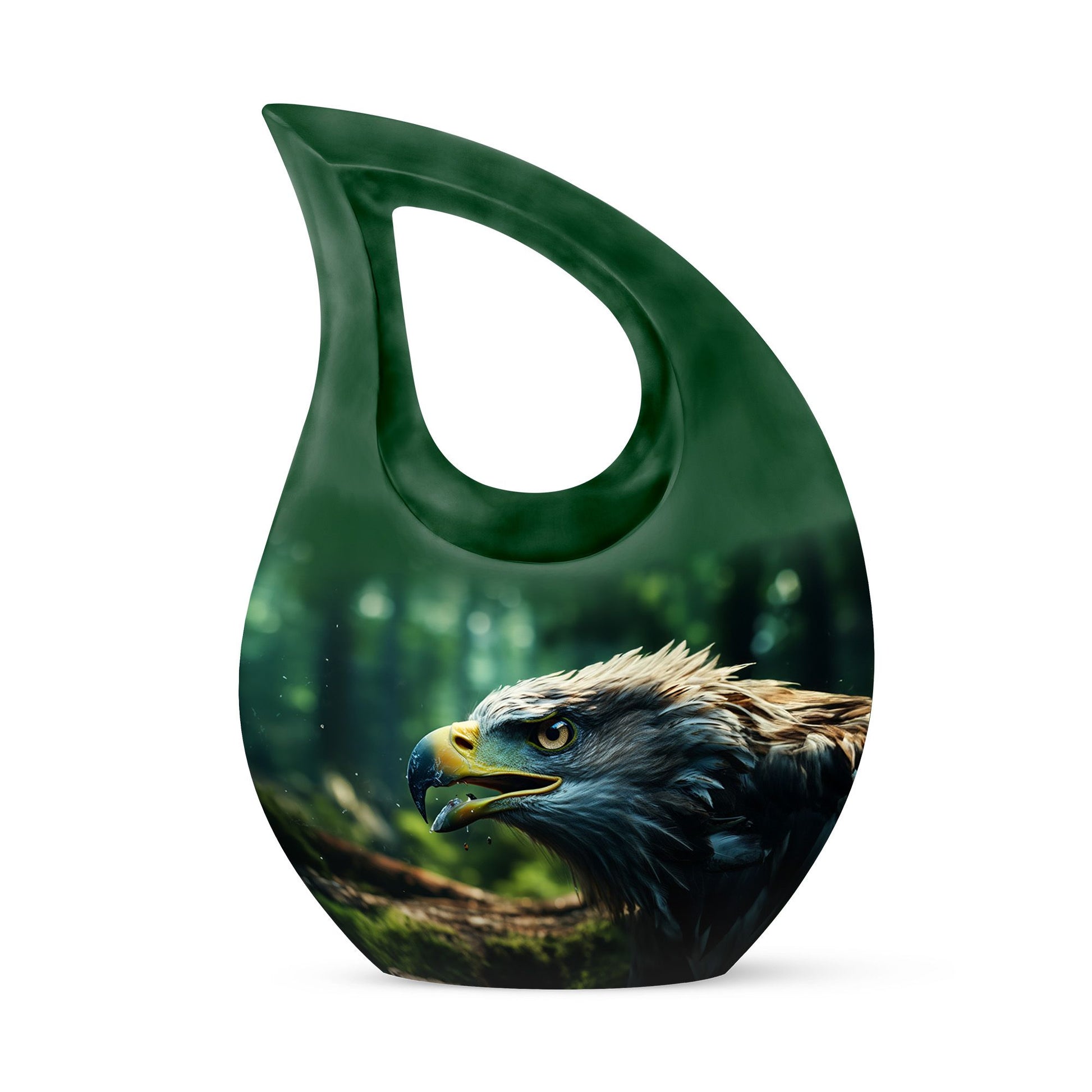 Teardrop Shape Eagle Urn Keepsake 3 Inch