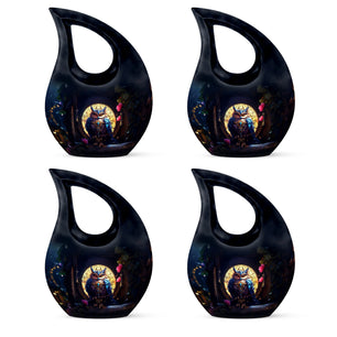 Teardrop Shape Owl Urn Keepsake Urn Pack of 4