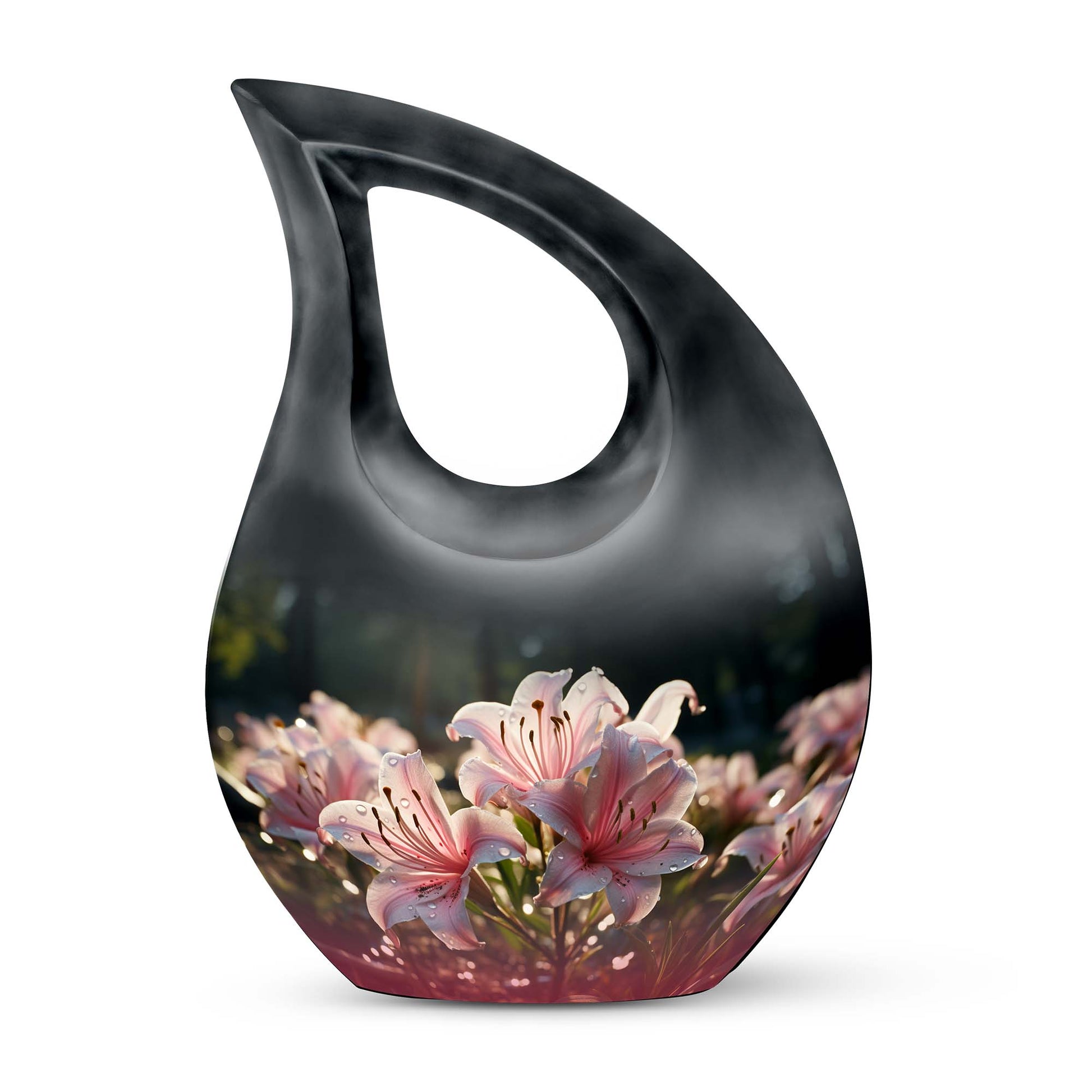 Teardrop Shape Lilly Urn Keepsake 3 Inch