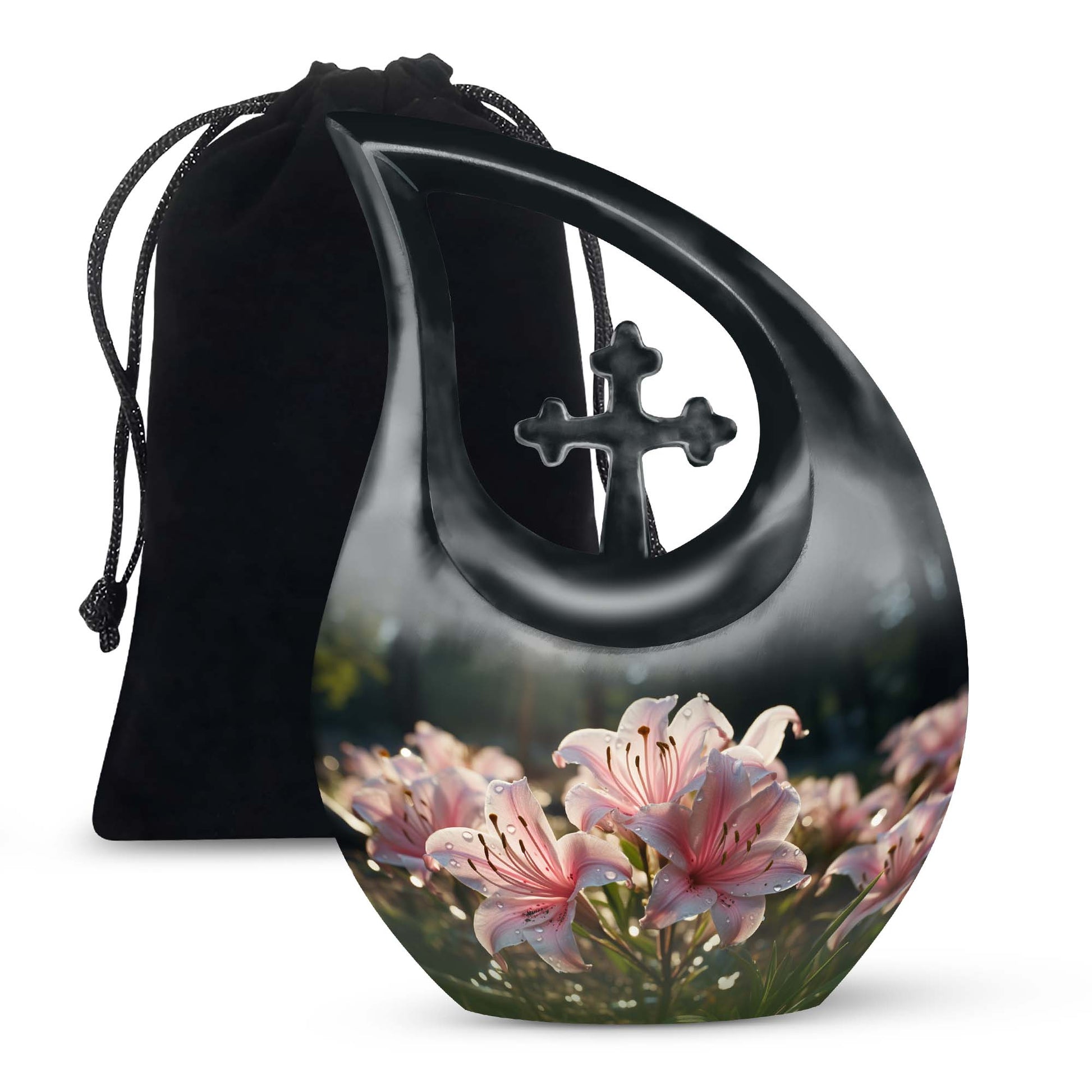 Teardrop Shape Lilly Urn Large 10 Inch