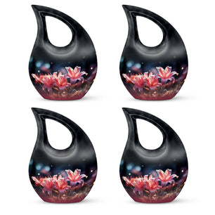 Teardrop Shape Lilly Urn Keepsake Urn Pack of 4