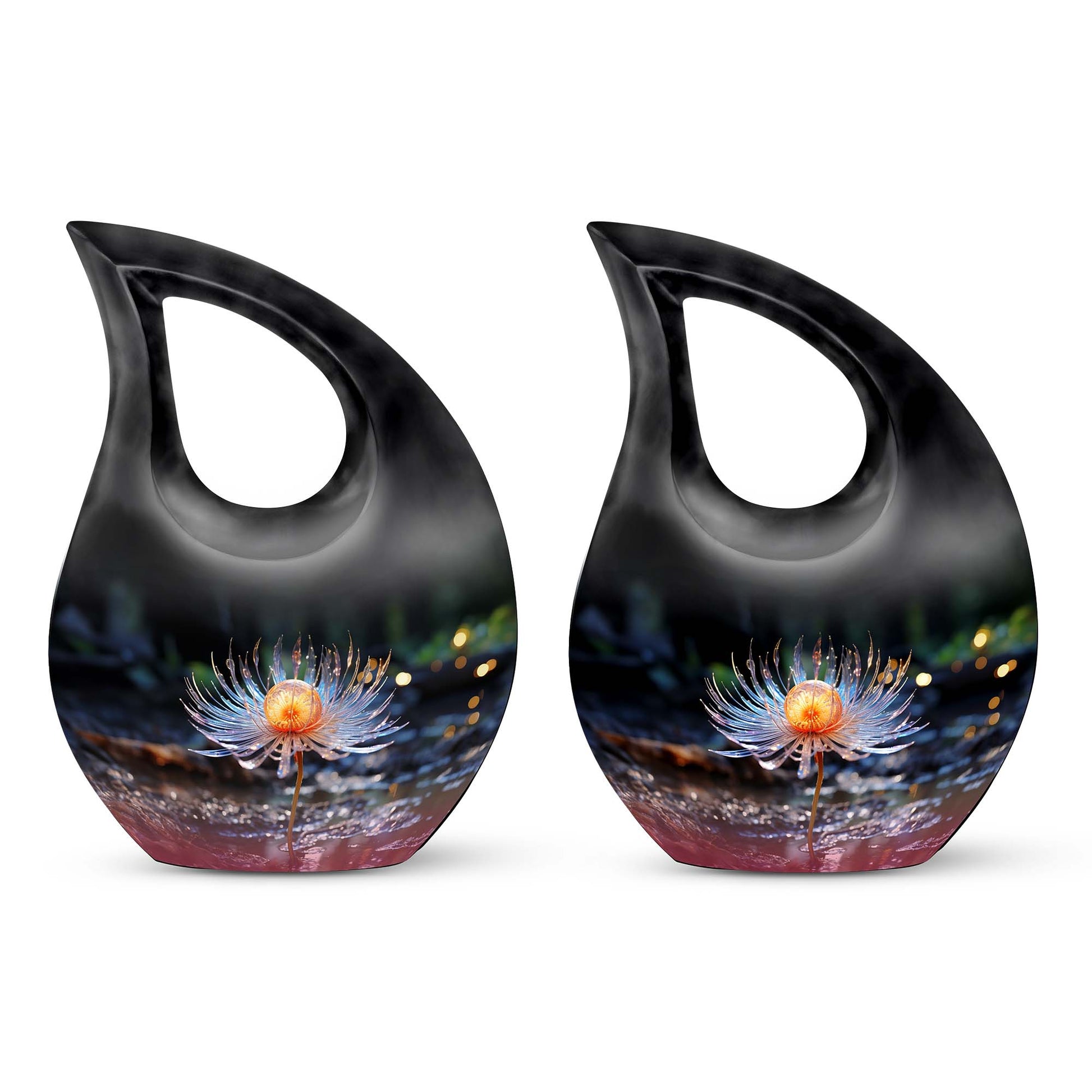 Teardrop Shape Lilly Urn Keepsake Urn Pack of 2