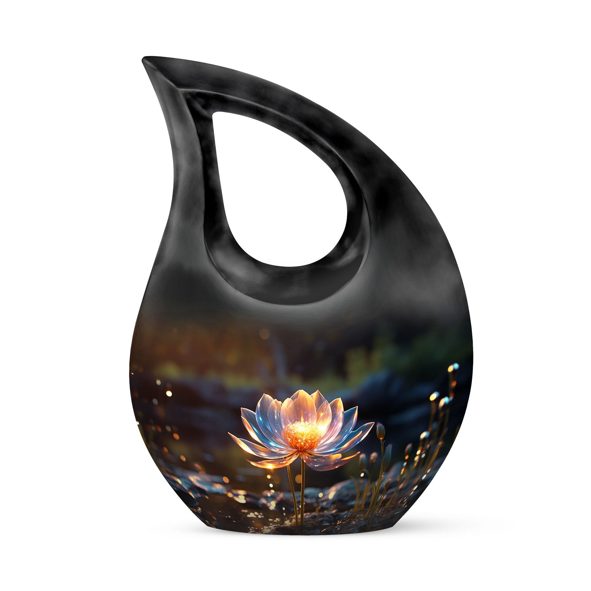 Teardrop Shape Lilly Urn Keepsake 3 Inch