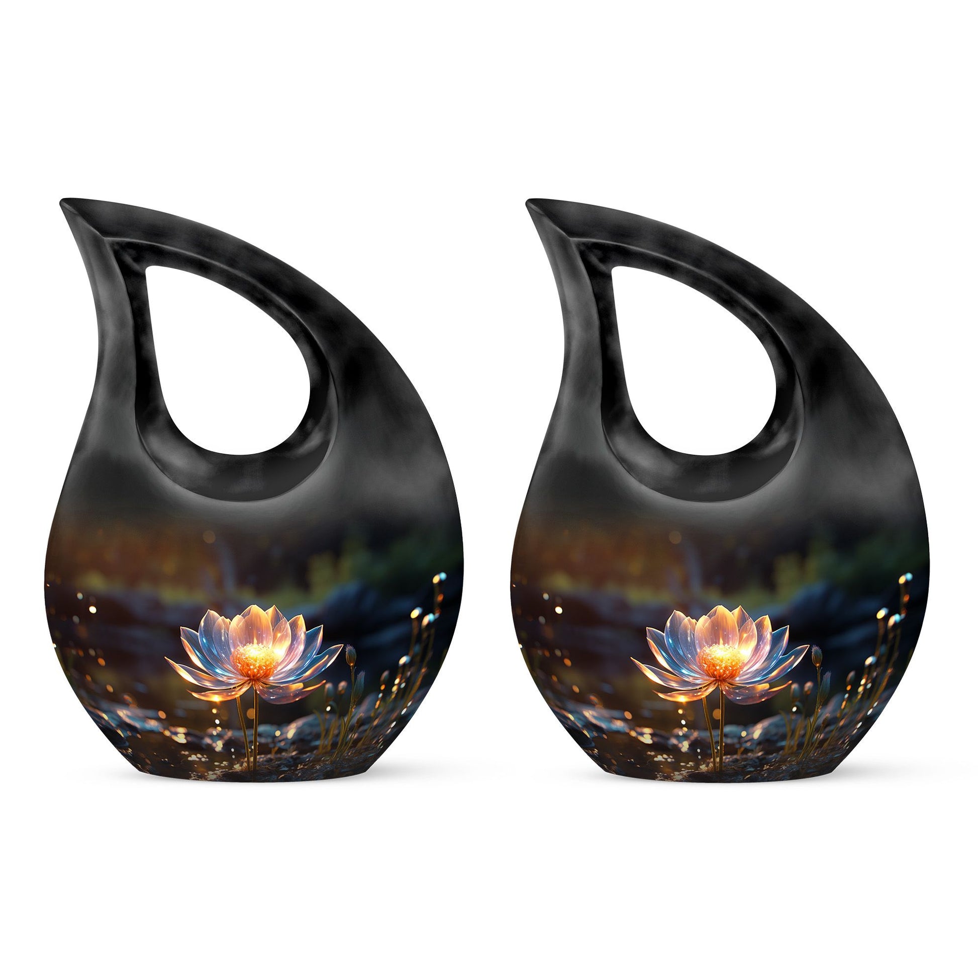 Teardrop Shape Lilly Urn Keepsake Urn Pack of 2