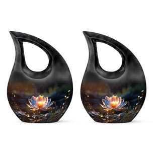 Teardrop Shape Lilly Urn Keepsake Urn Pack of 2