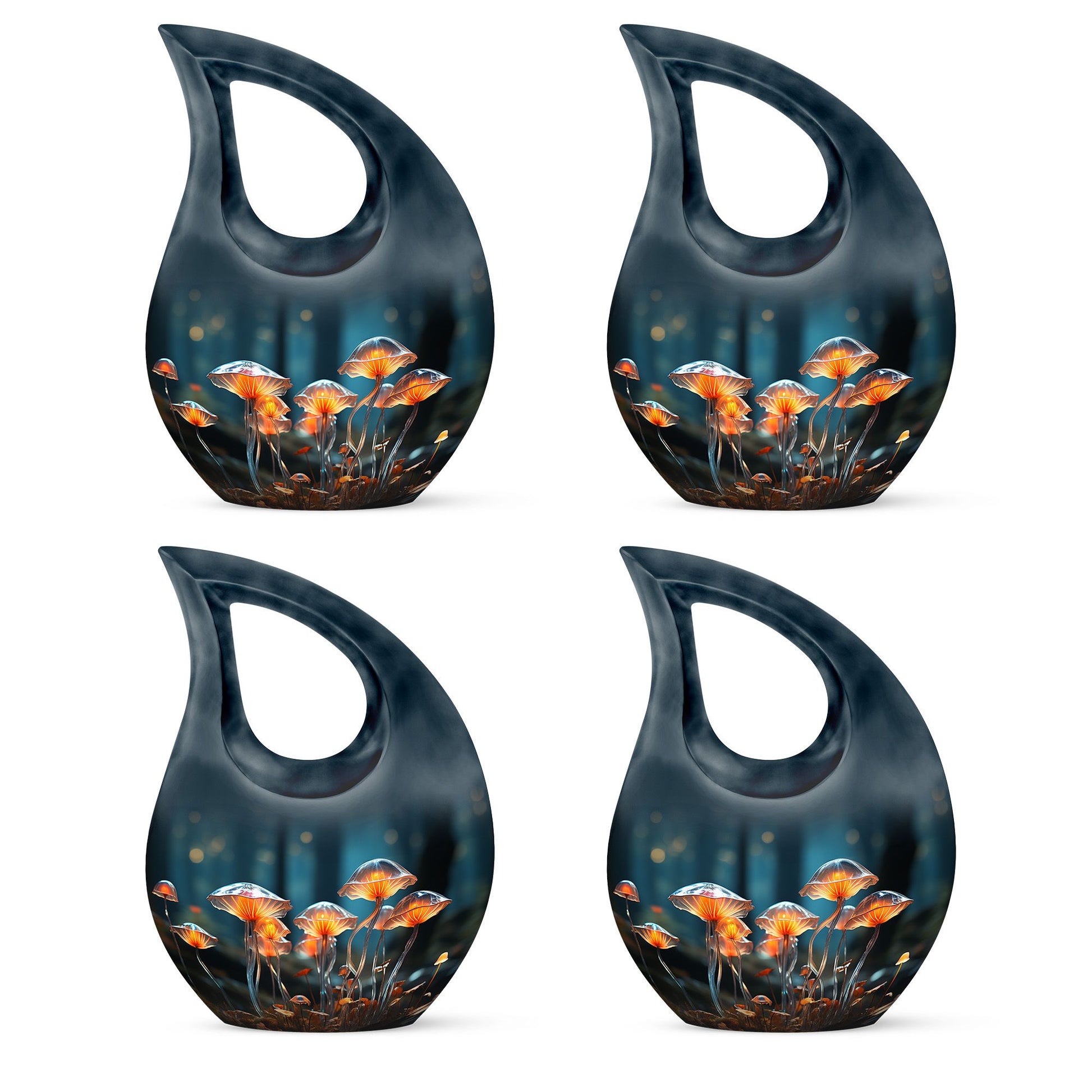 Teardrop Shape Lilly Urn Keepsake Urn Pack of 4