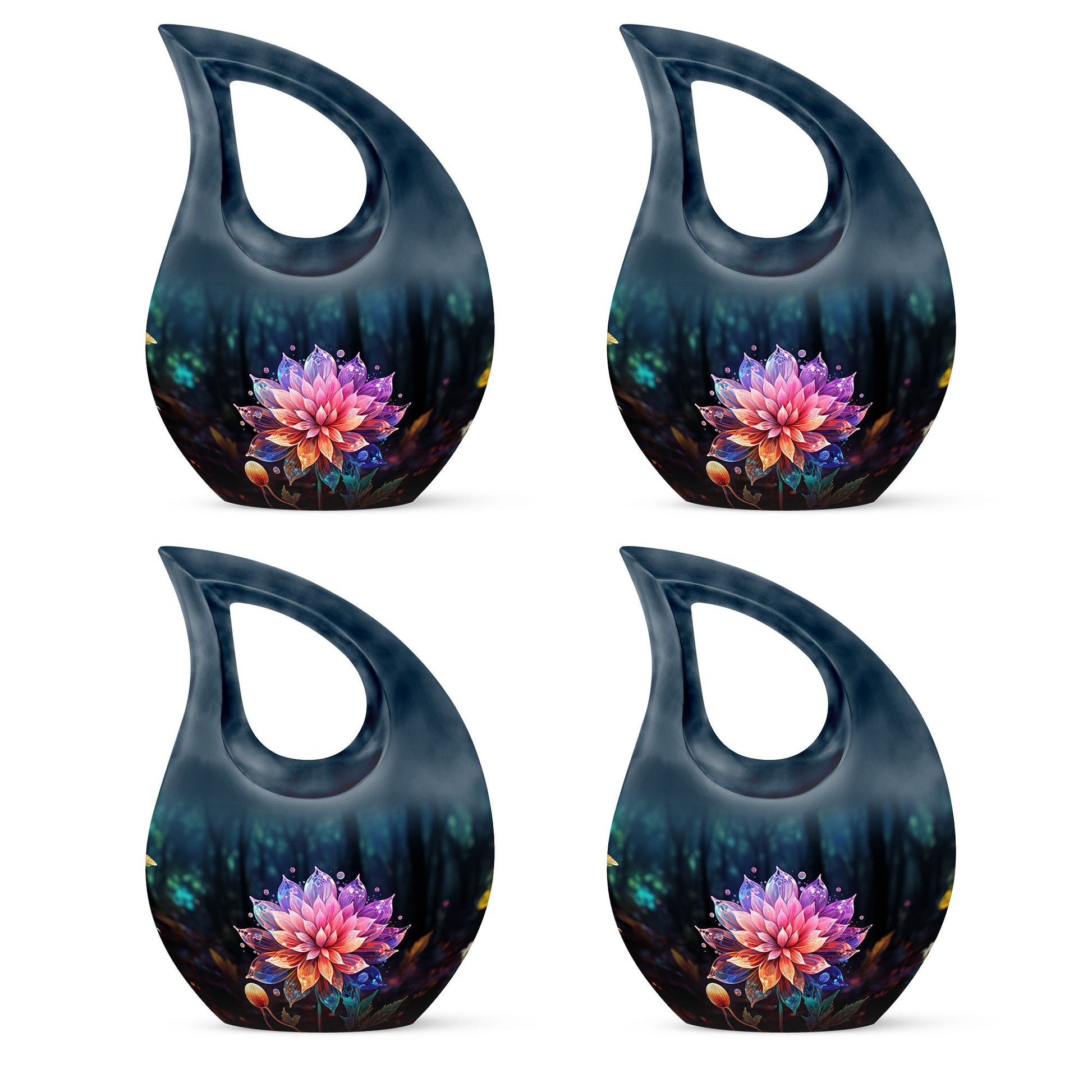 Teardrop Shape Lilly Urn Keepsake Urn Pack of 4