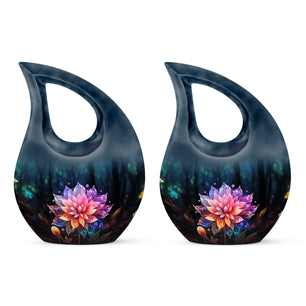 Teardrop Shape Lilly Urn Keepsake Urn Pack of 2