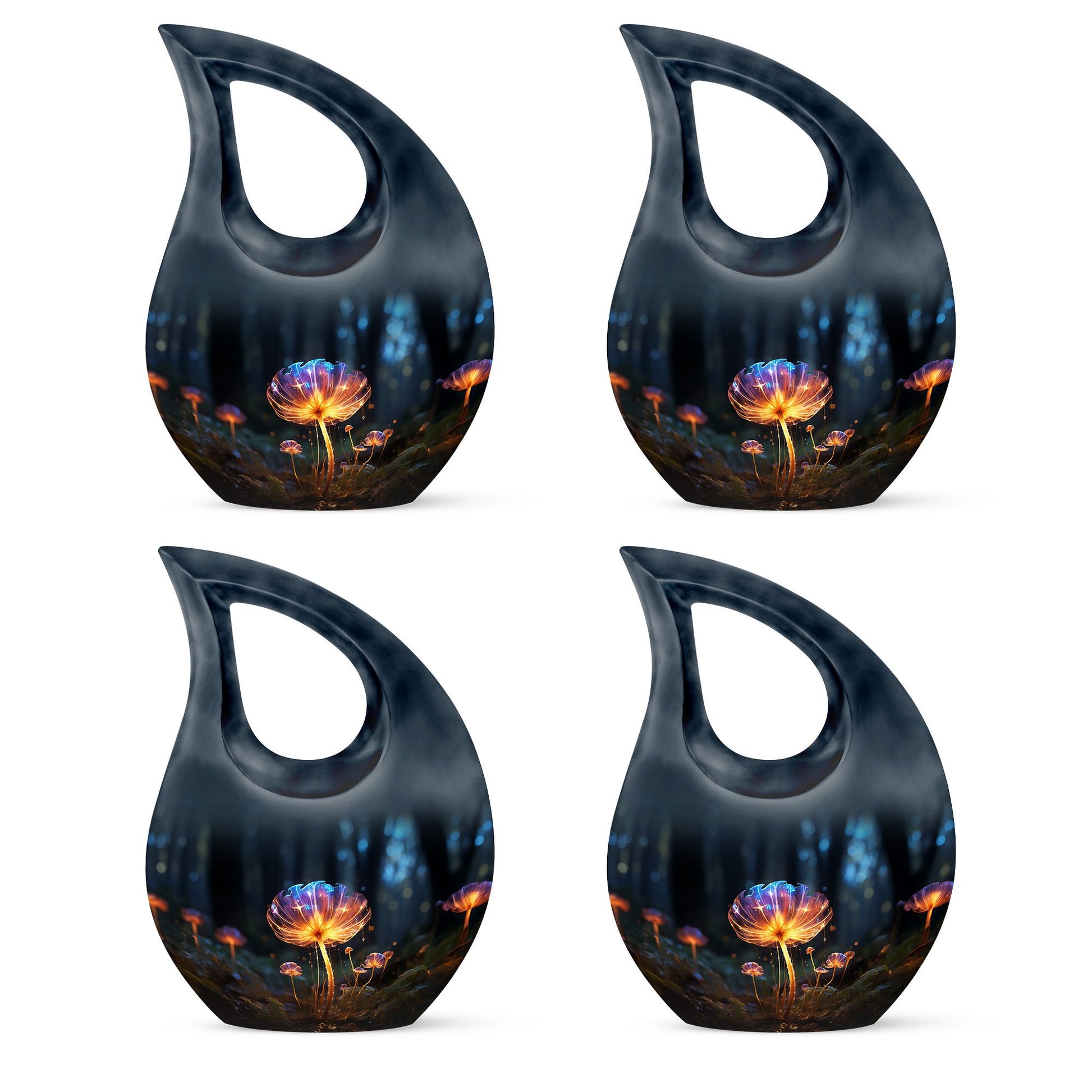 Teardrop Shape Lilly Urn Keepsake Urn Pack of 4