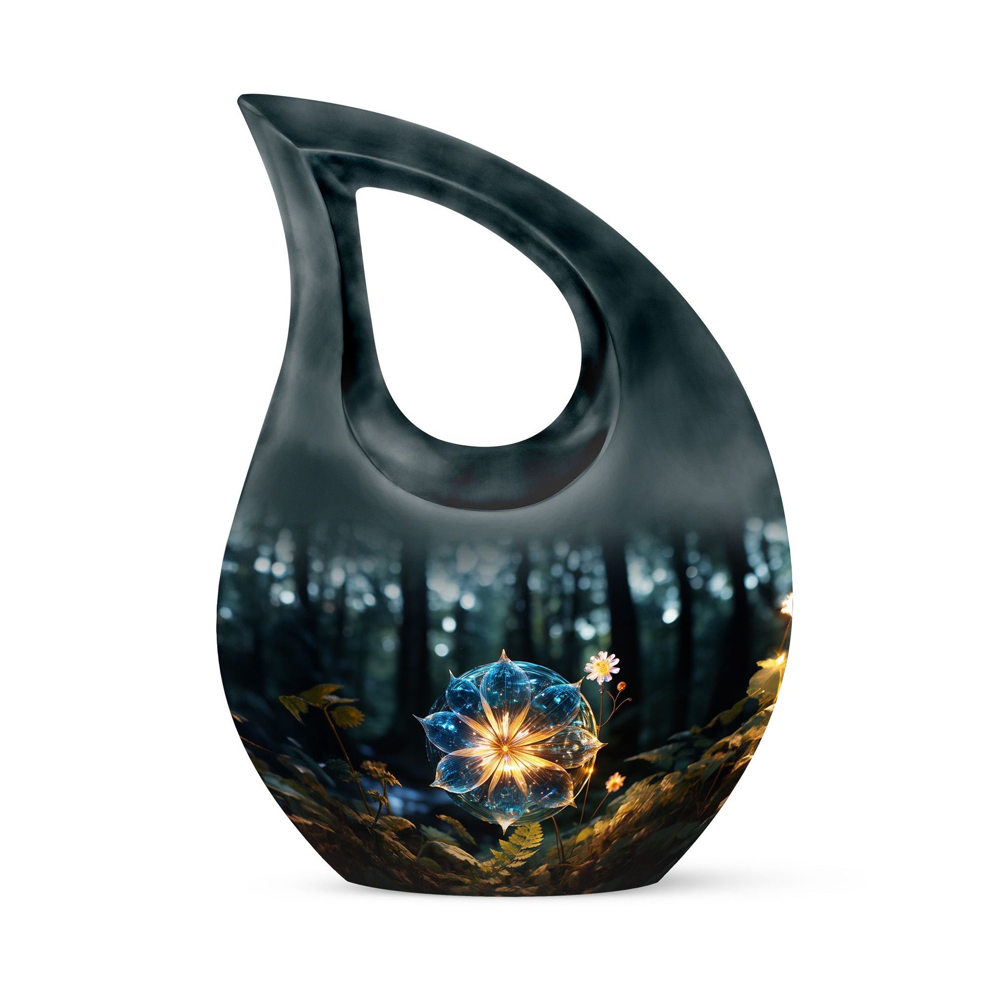 Teardrop Shape Lilly Urn Keepsake 3 Inch