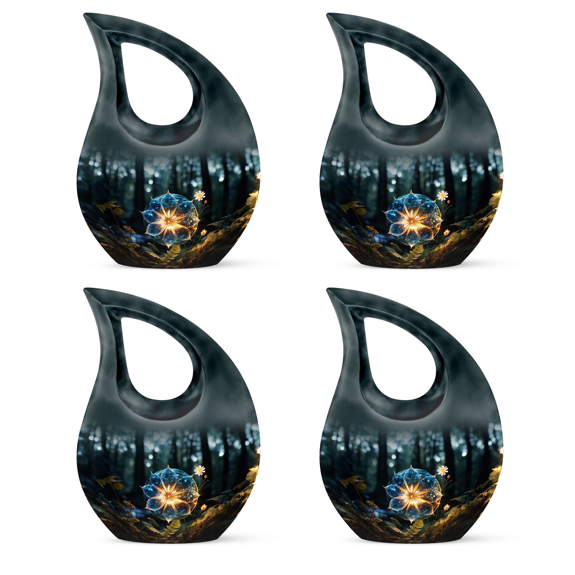 Teardrop Shape Lilly Urn Keepsake Urn Pack of 4