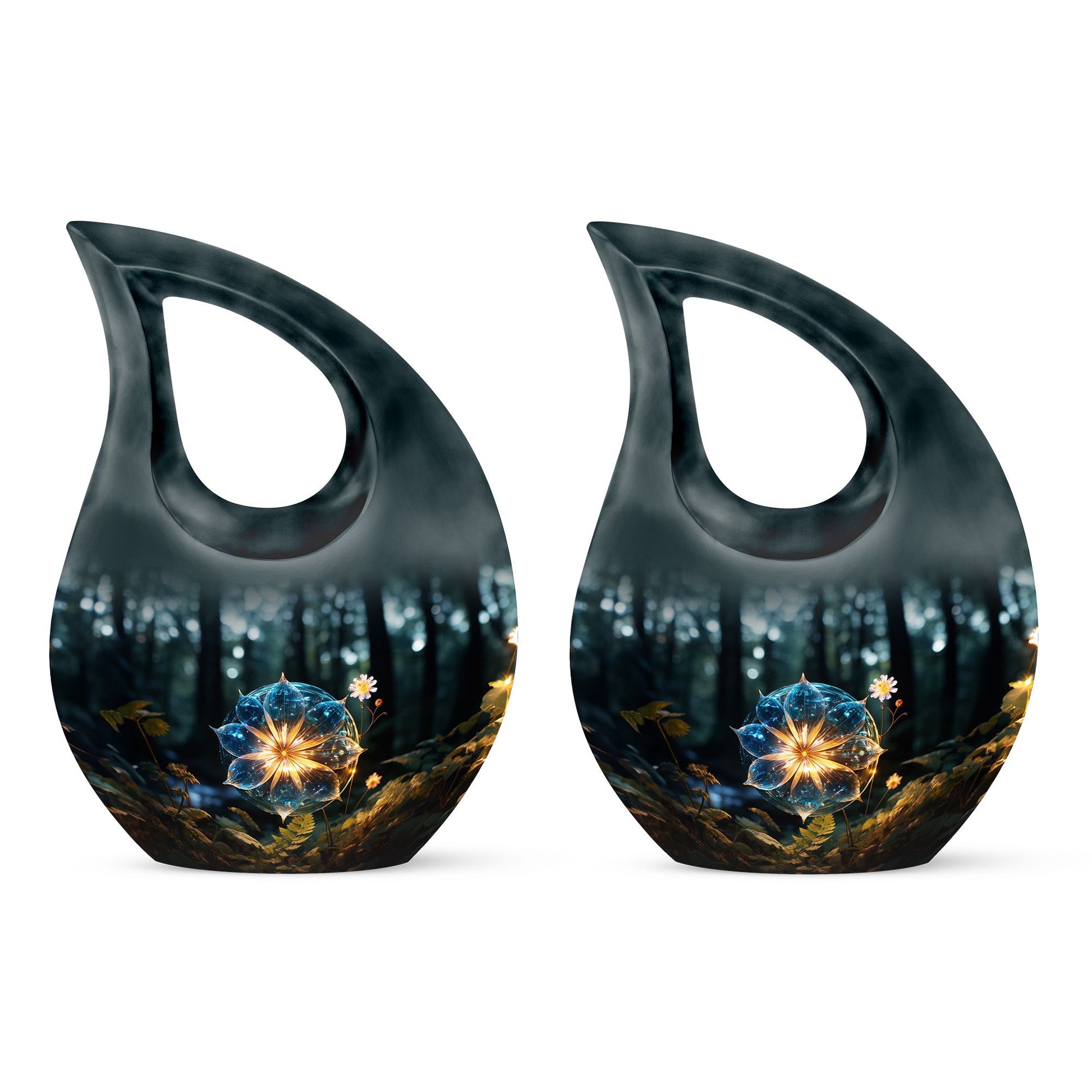 Teardrop Shape Lilly Urn Keepsake Urn Pack of 2