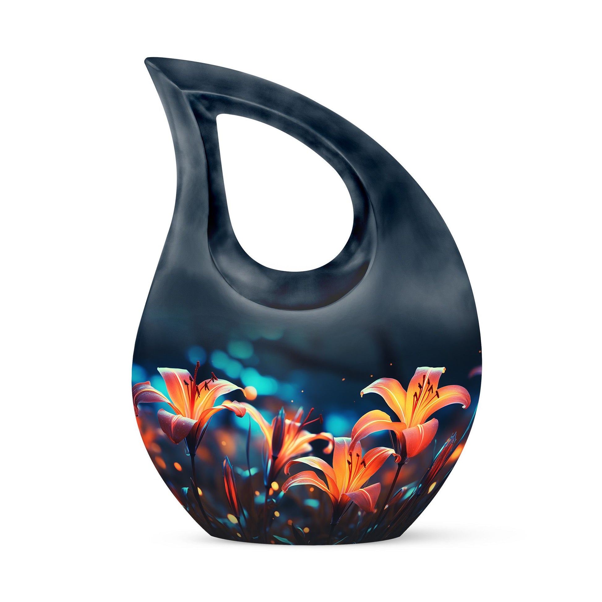 Teardrop Shape Lilly Urn Keepsake 3 Inch
