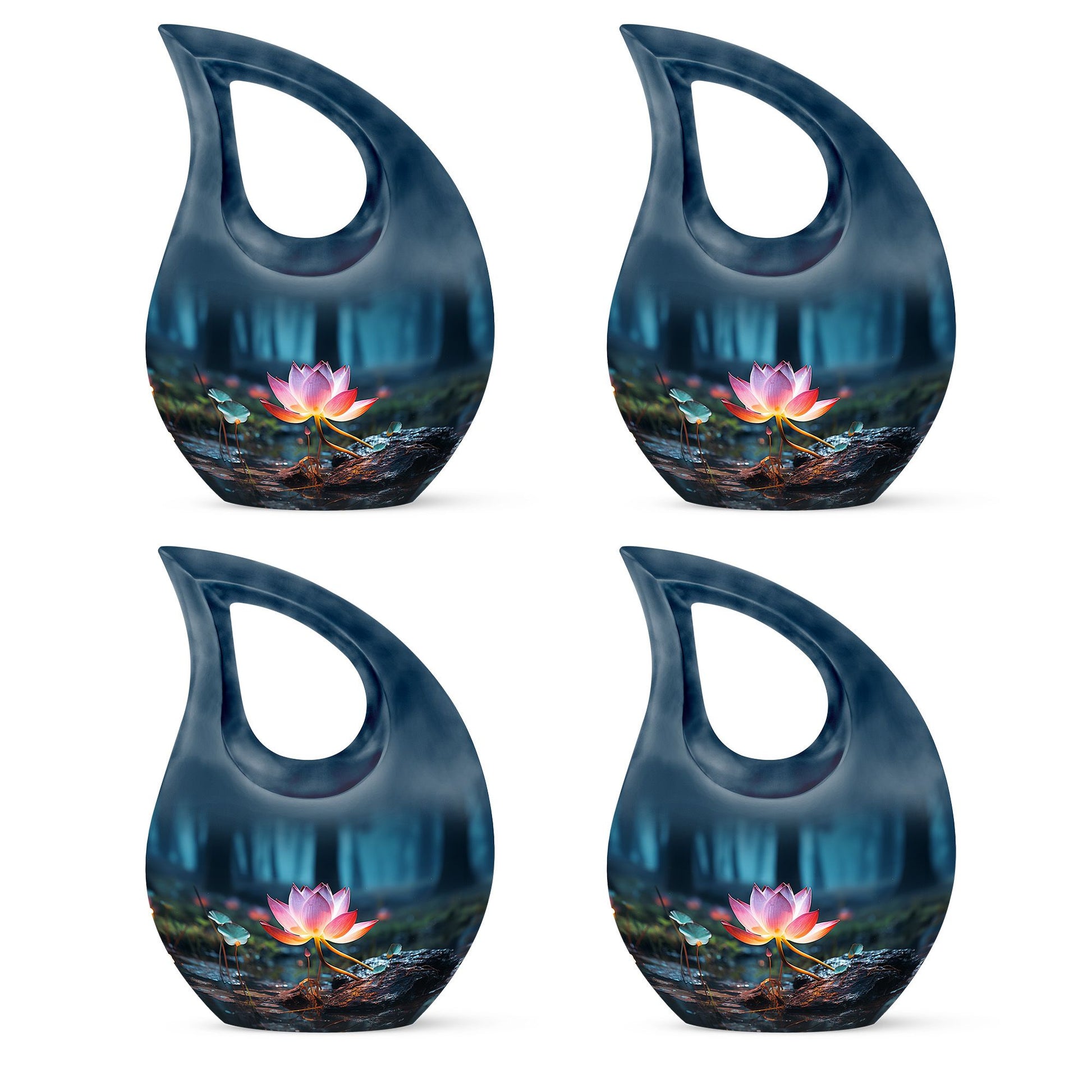 Teardrop Shape Lilly Urn Keepsake Urn Pack of 4