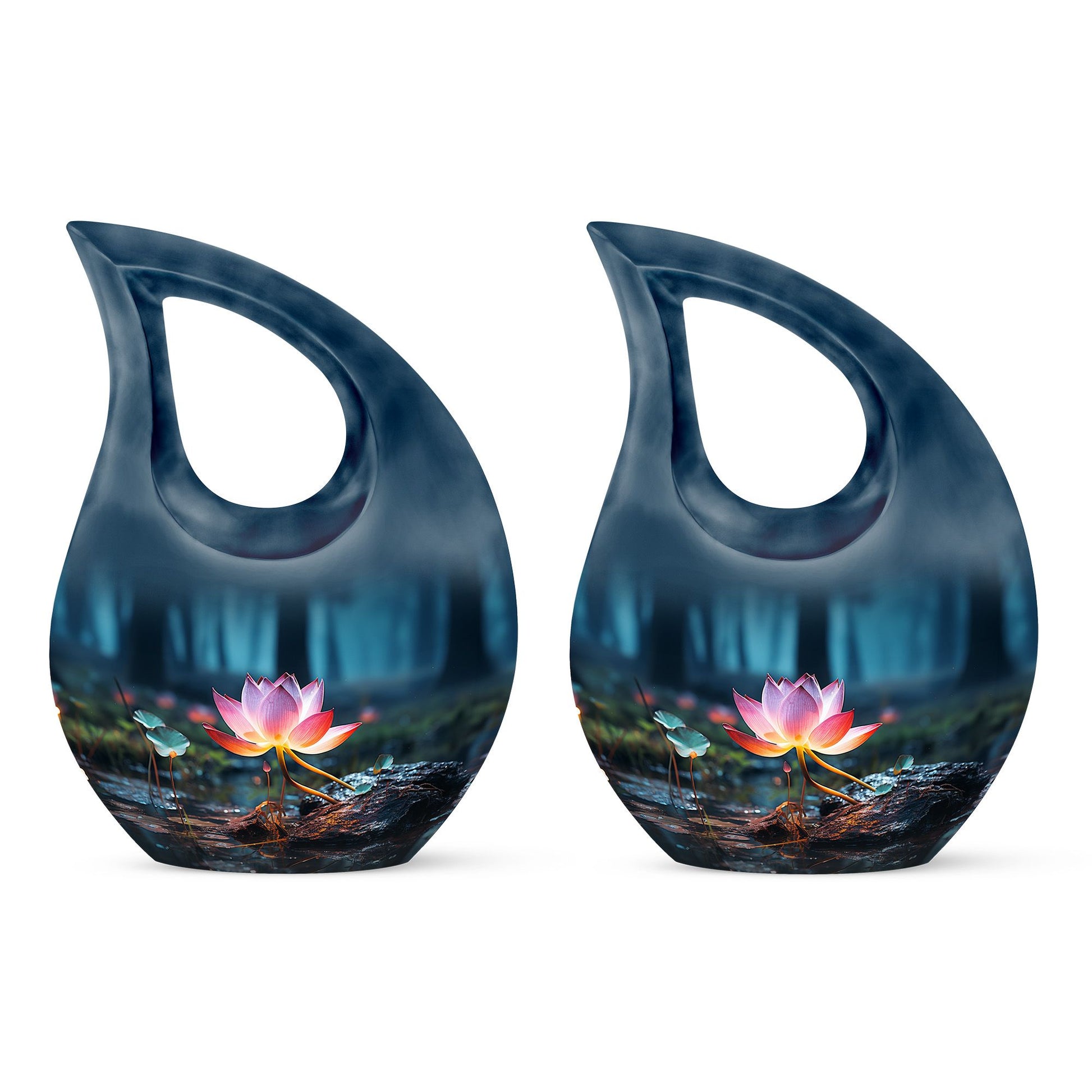 Teardrop Shape Lilly Urn Keepsake Urn Pack of 2