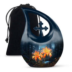Teardrop Shape Lilly Urn Large 10 Inch