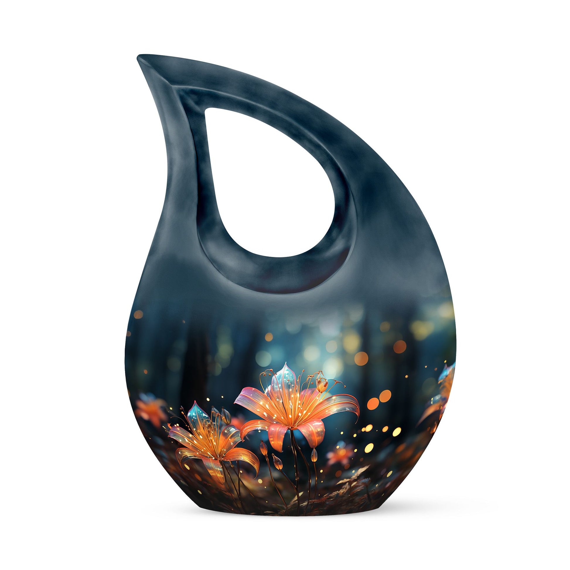Teardrop Shape Lilly Urn Keepsake 3 Inch