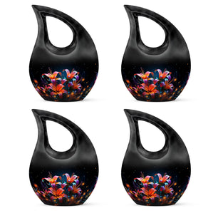Teardrop Shape Lilly Urn Keepsake Urn Pack of 4