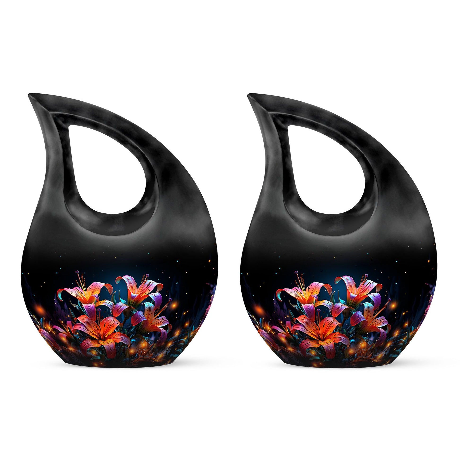 Teardrop Shape Lilly Urn Keepsake Urn Pack of 2