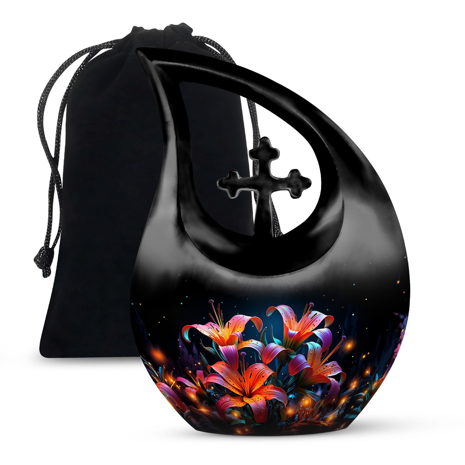 Teardrop Shape Lilly Urn Large 10 Inch