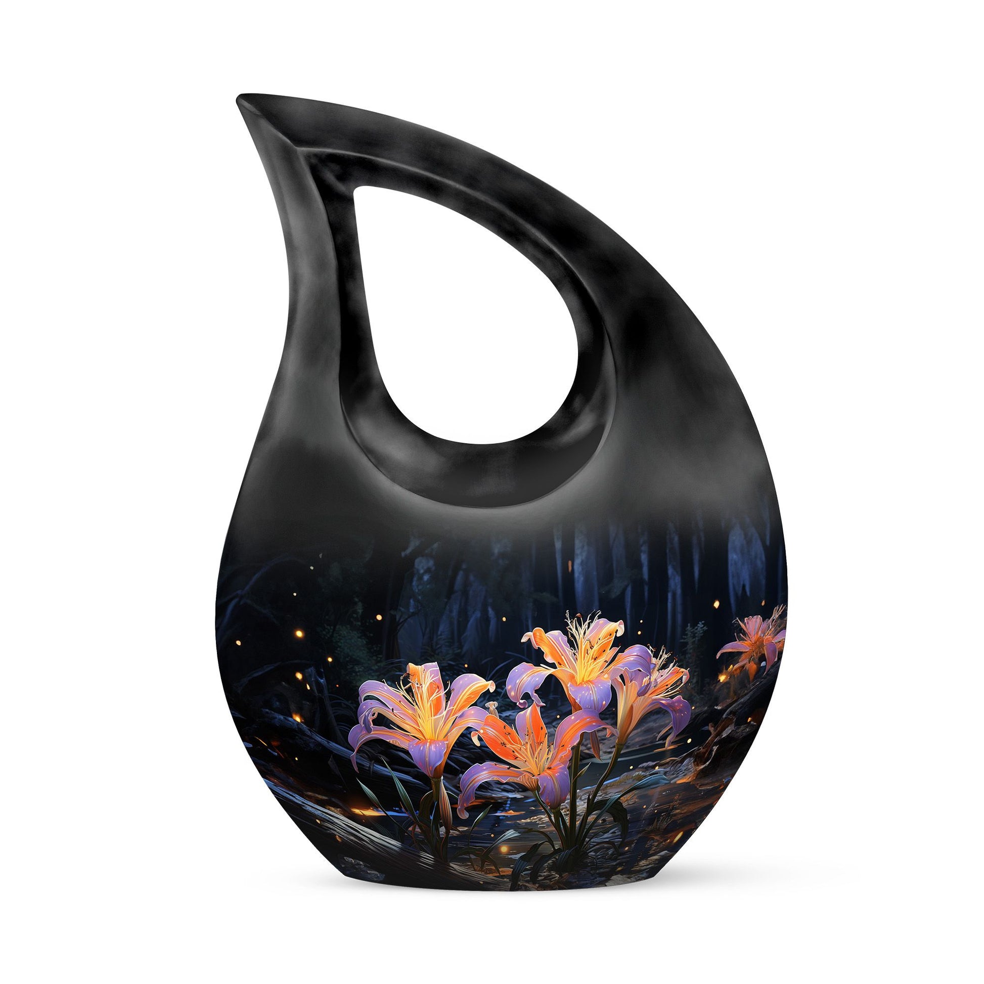 Teardrop Shape Lilly Urn Keepsake 3 Inch