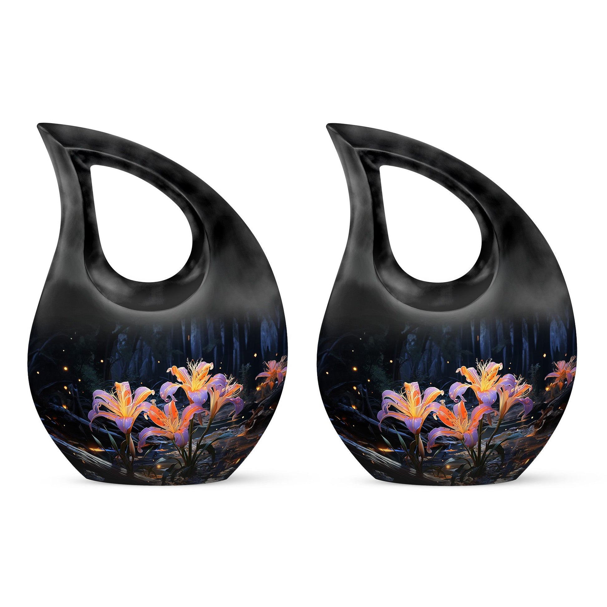 Teardrop Shape Lilly Urn Keepsake Urn Pack of 2