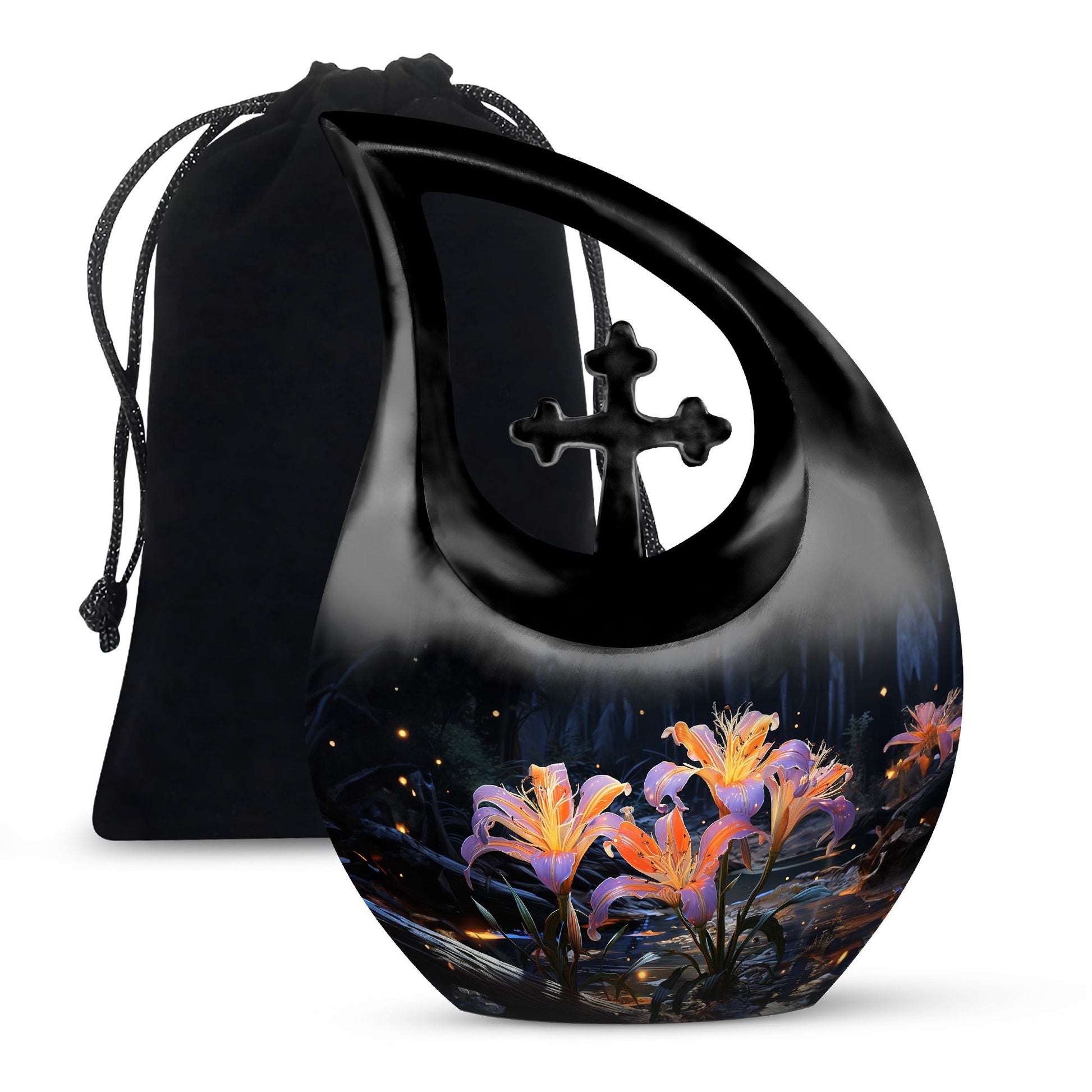 Teardrop Shape Lilly Urn Large 10 Inch