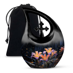 Teardrop Shape Lilly Urn Large 10 Inch