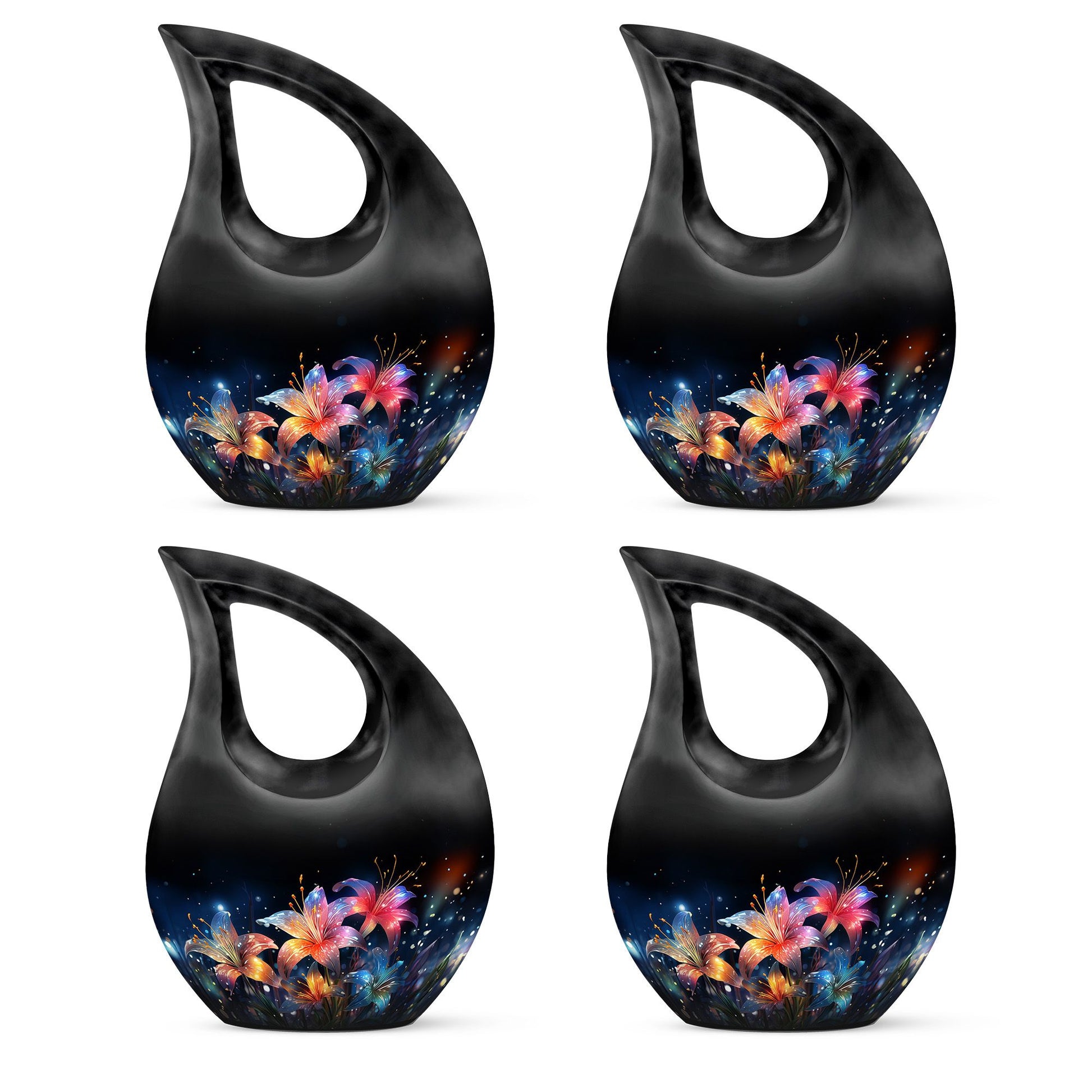 Teardrop Shape Lilly Urn Keepsake Urn Pack of 4