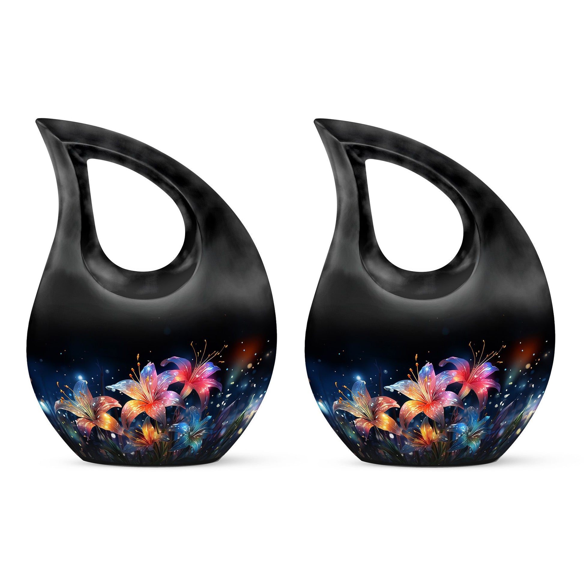 Teardrop Shape Lilly Urn Keepsake Urn Pack of 2