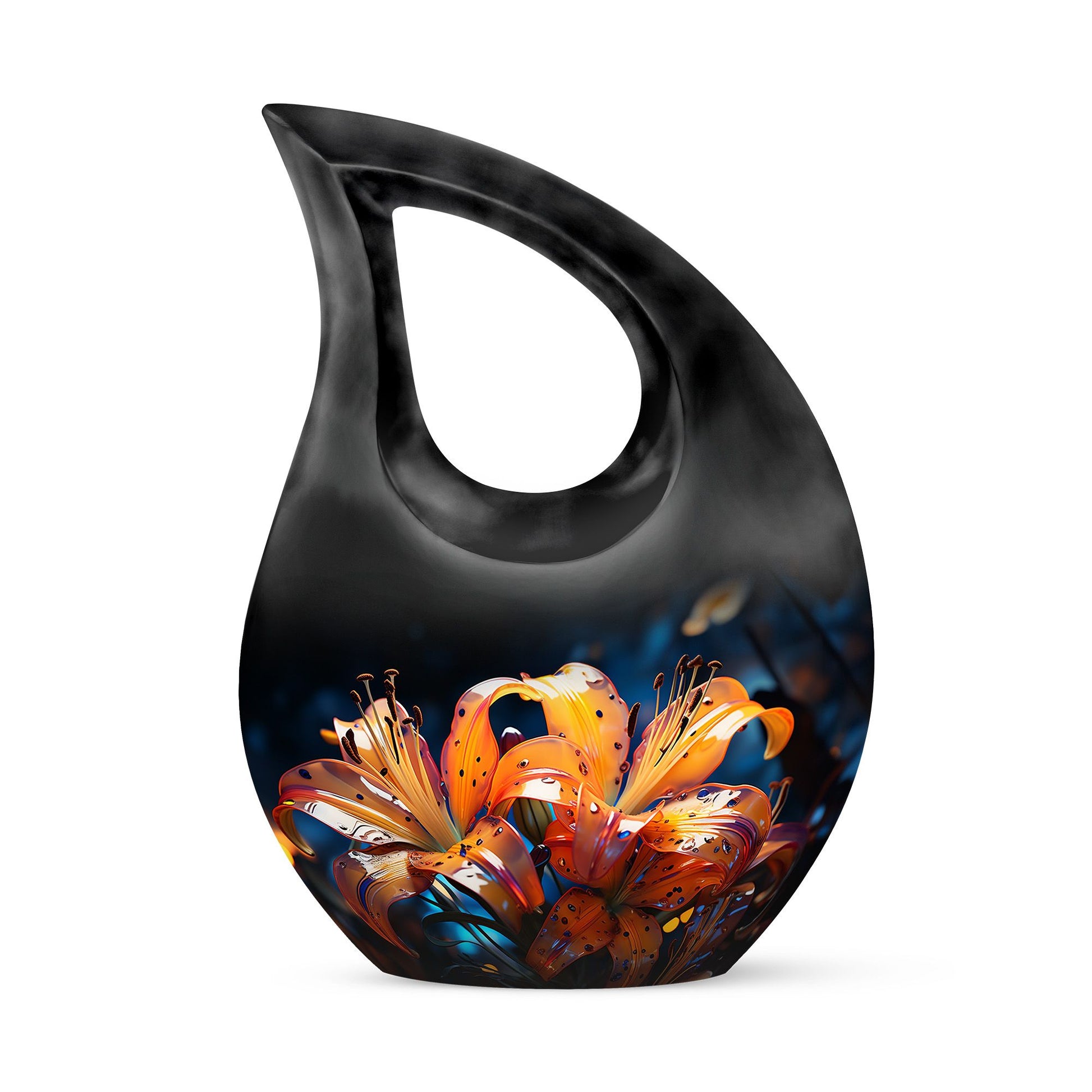 Teardrop Shape Lilly Urn Keepsake 3 Inch
