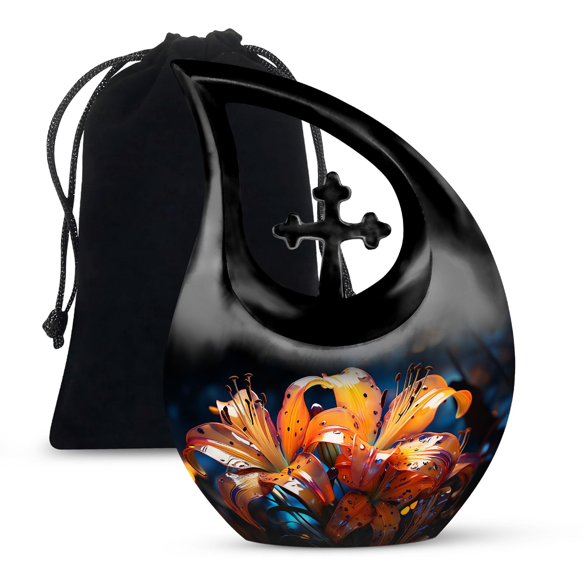 Teardrop Shape Lilly Urn Large 10 Inch