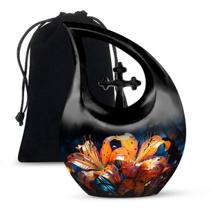 Teardrop Shape Lilly Urn Large 10 Inch