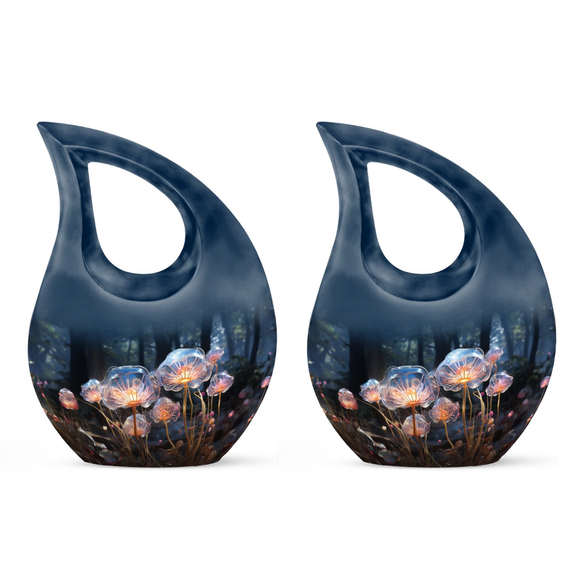 Teardrop Shape Lilly Urn Keepsake Urn Pack of 2