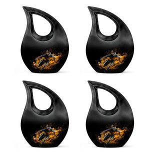 Teardrop Shape Basketball Urn Keepsake Urn Pack of 4